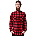 URBAN CLASSICS Checked Flanell Černá S