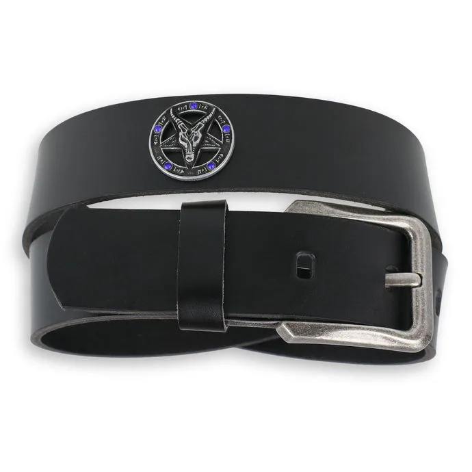 Leather &amp; Steel Fashion Black krystal 100