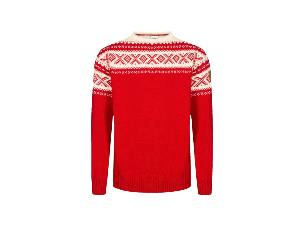 Norský vlněný svetr Cortina Dale of Norway Červená