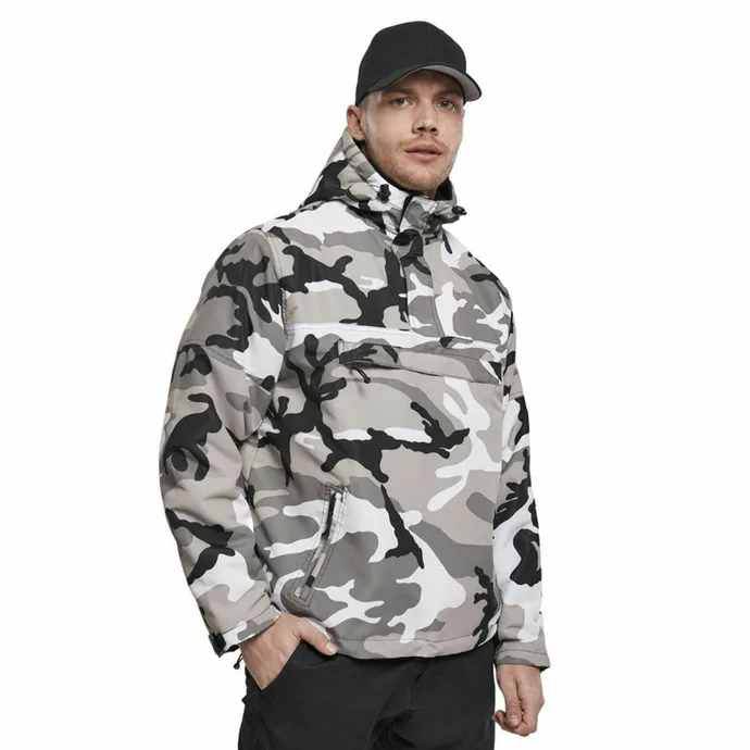 BRANDIT Windbreaker Urban Černá Šedá Bílá S